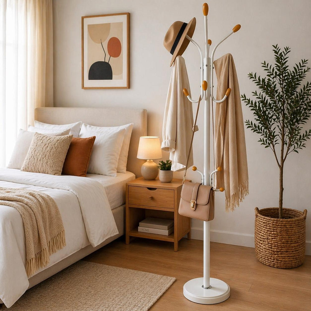 Perchero de Metálico Blanco