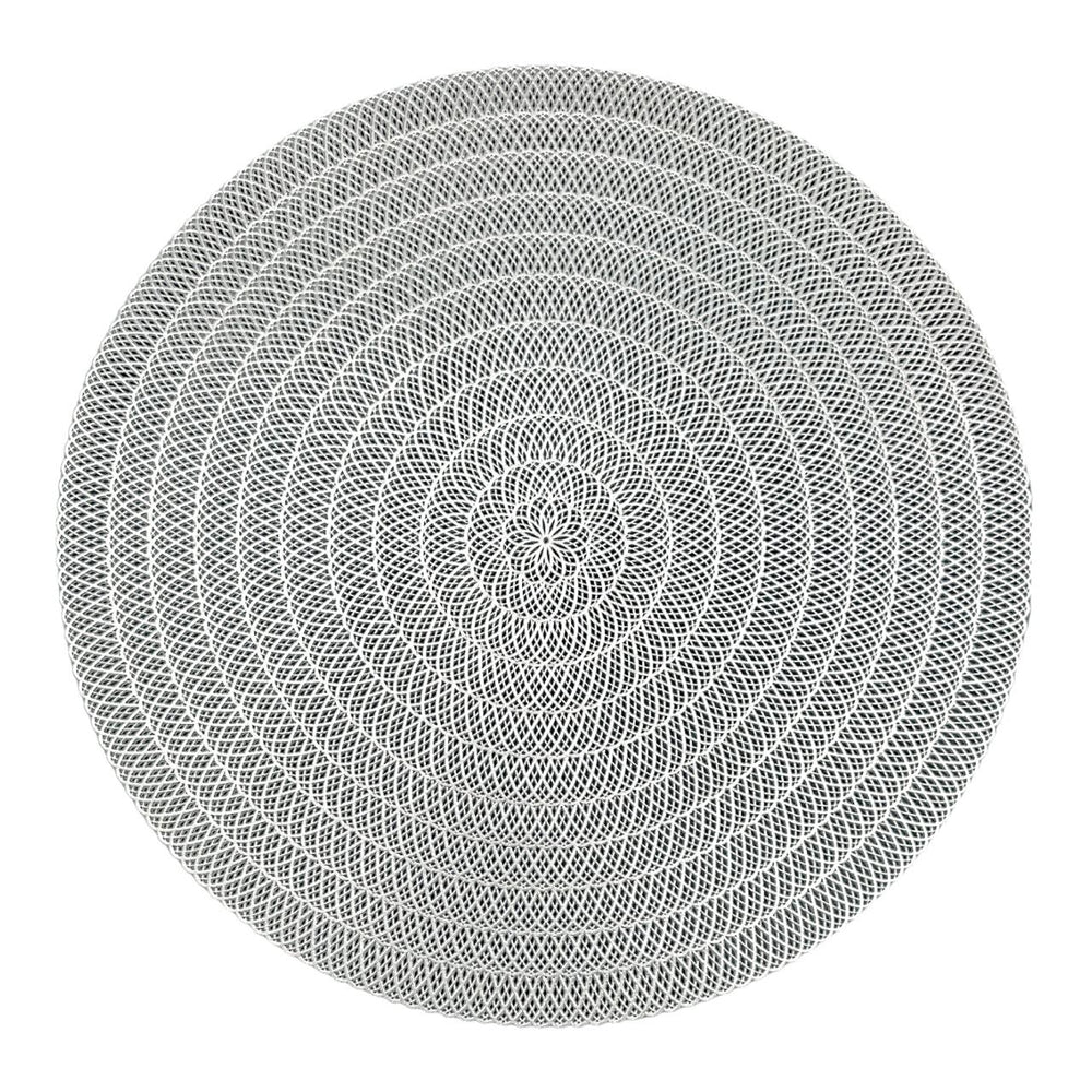 Individuales X6 Redondo Plata ONIX