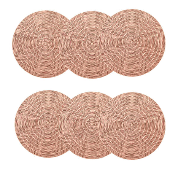 Individuales X6 Redondo rose ONIX