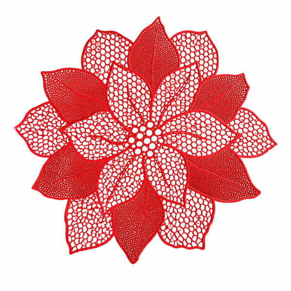 Individuales X6 Redondo Dorado FLOR
