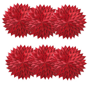 Individuales X6 Redondo Rojo SOL