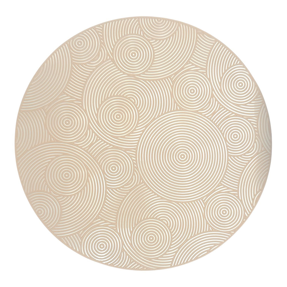 Individuales X6 Redondo Crema ESTELAR