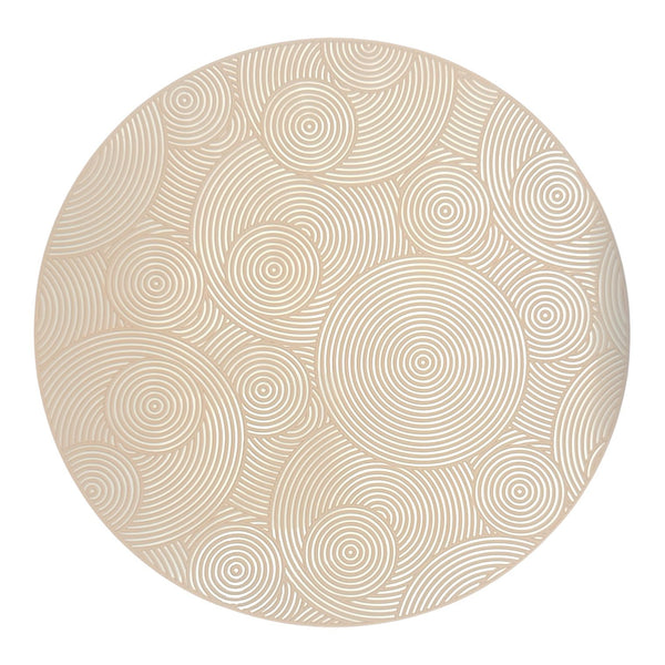 Individuales X6 Redondo Crema ESTELAR