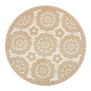 Individuales X6 Redondo Beige BLUM