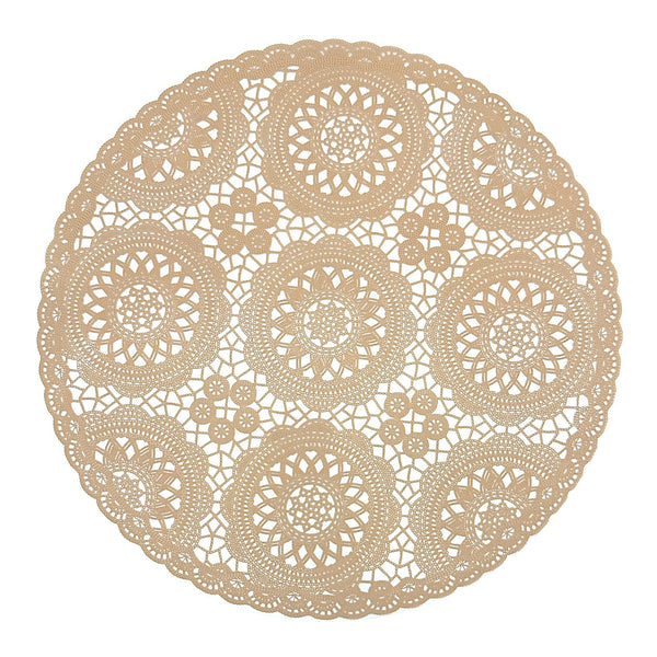 Individuales X6 Redondo Beige BLUM