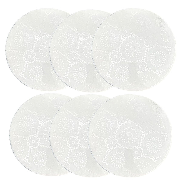 Individuales X6 Redondo Blanco BLUM