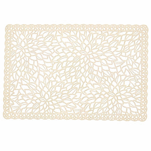 Individuales X6 Rectangular Crema STRONG