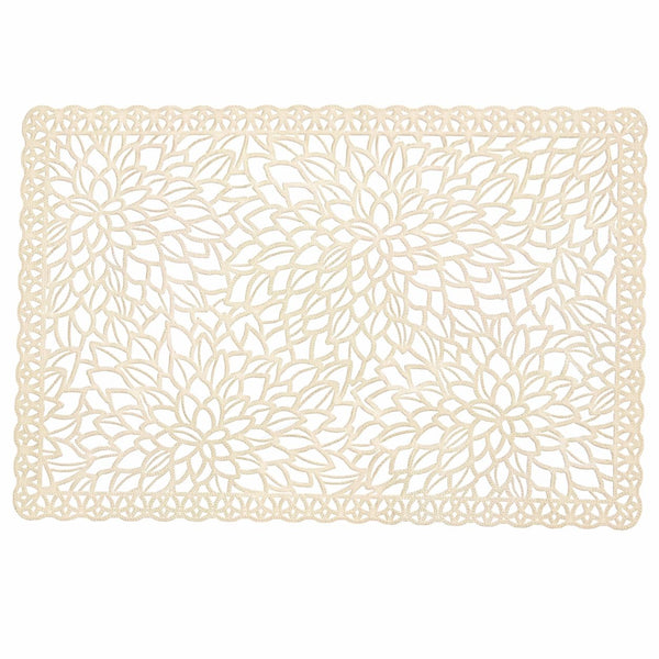 Individuales X6 Rectangular Crema STRONG