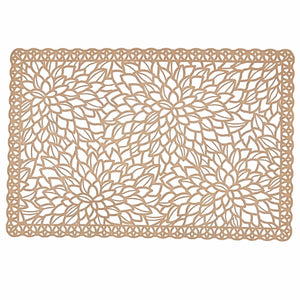 Individuales X6 Rectangular Beige STRONG