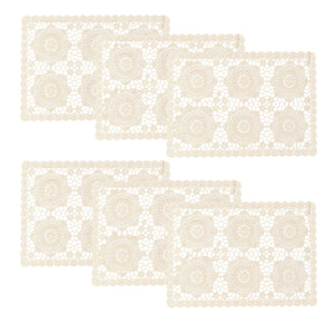 Individuales X6 Rectangular Beige CARVING