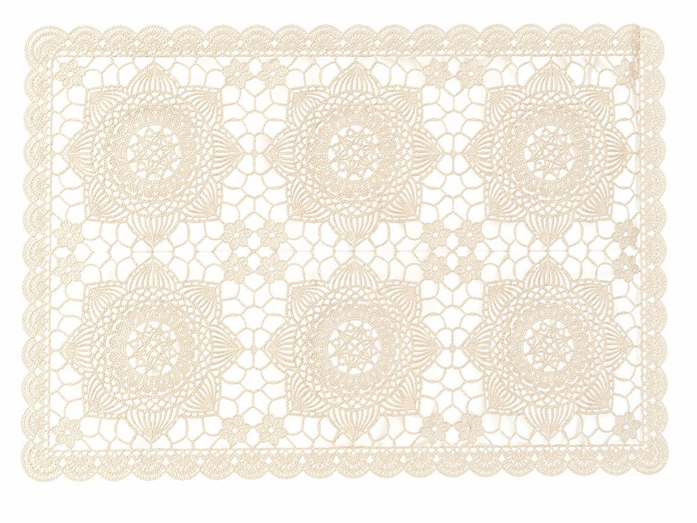 Individuales X6 Rectangular Beige CARVING