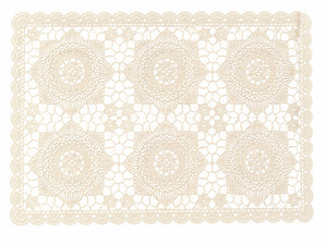 Individuales X6 Rectangular Beige CARVING