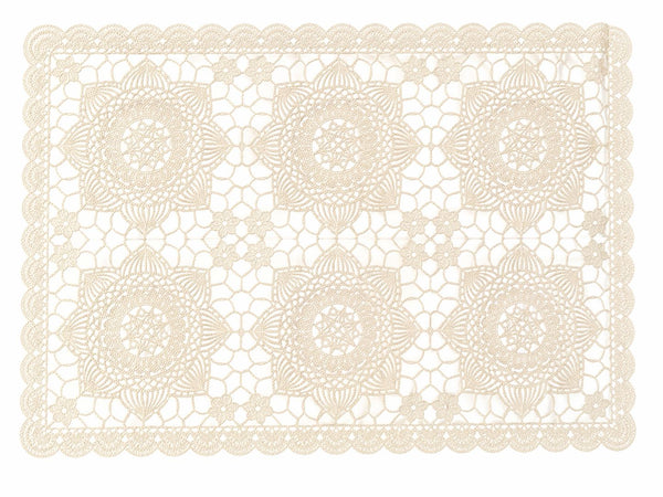 Individuales X6 Rectangular Beige CARVING