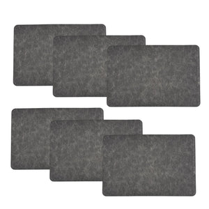Individuales X6 Rectangular Plomo ELEGANT