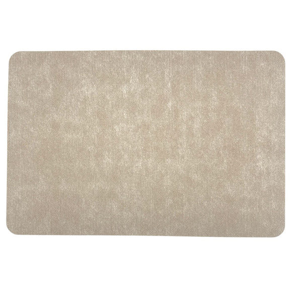 Individuales X6 Rectangular Crema ELEGANT