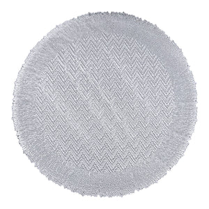 Individuales X6 Redondo Plata INOVA