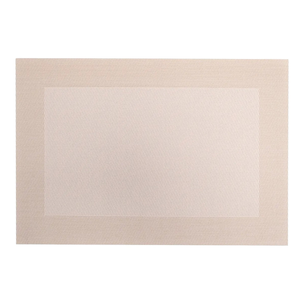 Individuales X6 Rectangular Crema SPACE