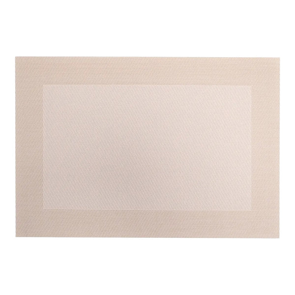Individuales X6 Rectangular Crema SPACE