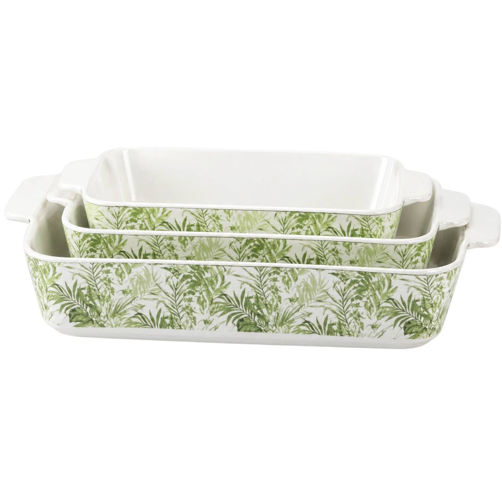 Set de Refractarios 3 Piezas HELECHOS VERDES