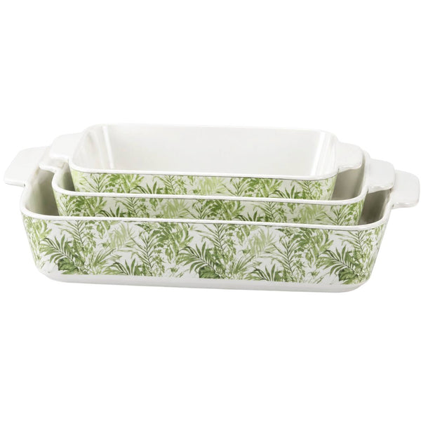 Set de Refractarios 3 Piezas HELECHOS VERDES
