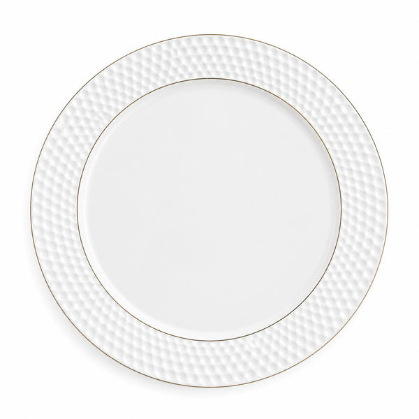 Plato llano Grande de Loza BLANCO
