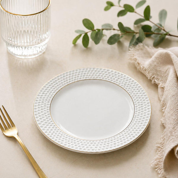 Plato llano Pequeño de Loza BLANCO