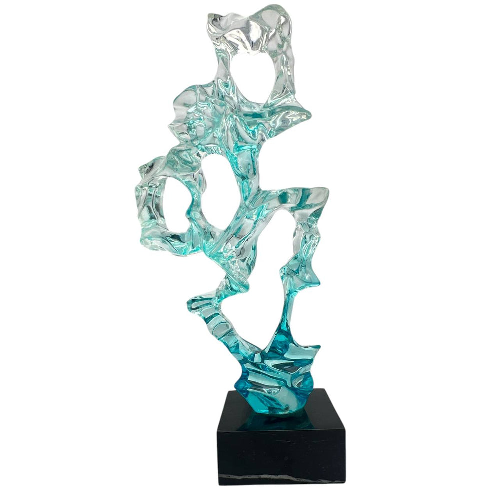Adorno de Resina Azul AURA LIQUIDA