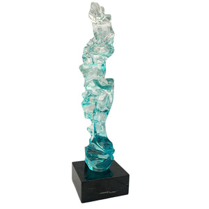 Adorno de Resina Azul AURA LIQUIDA