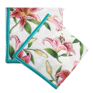 Servilletas Decorativas LIRIOS