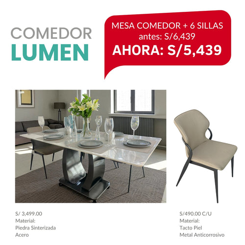 Mesa de Comedor LUMEN