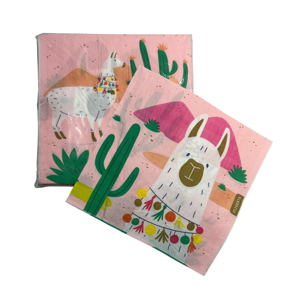 Servilletas Decorativas LLAMA ANDINA