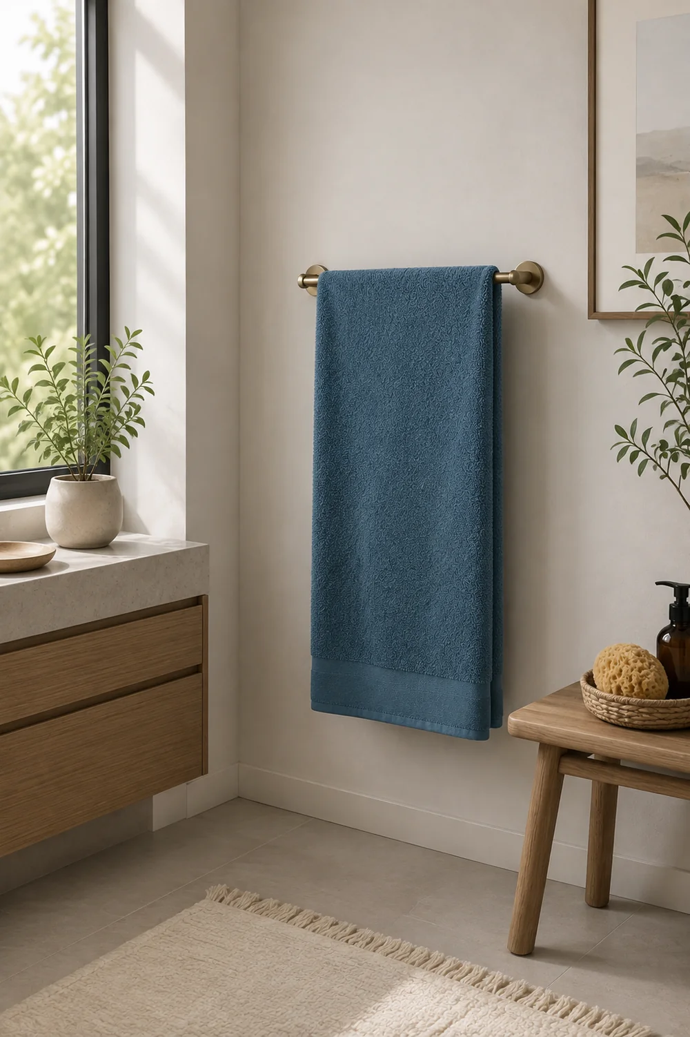 Toalla de Manos, Facial AZUL