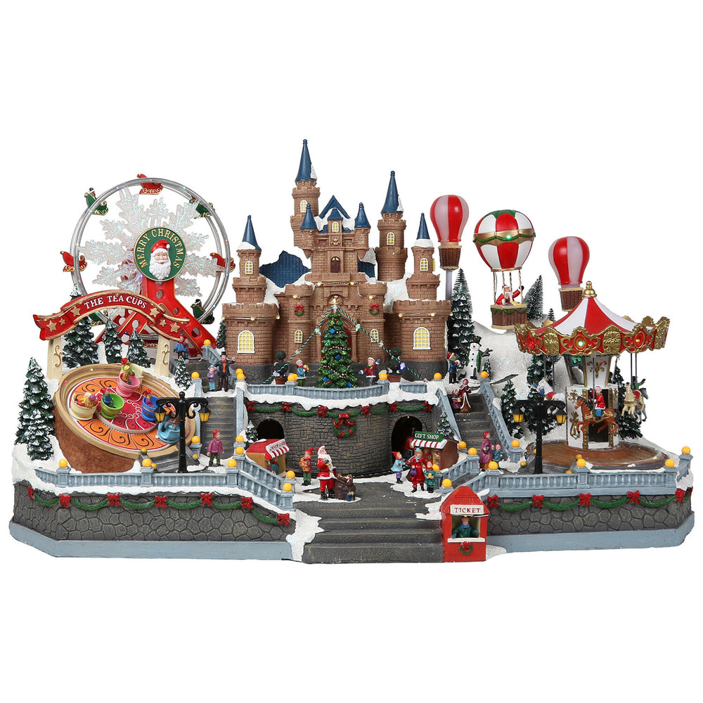 Carrusel Navideño con Luces