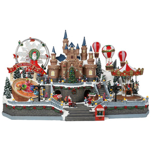 Carrusel Navideño con Luces
