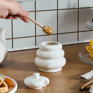 Mielero de Ceramica WHITE COLLECTION