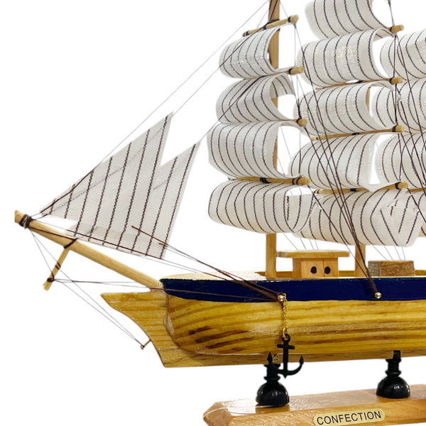 Adorno Barco Velero Natural