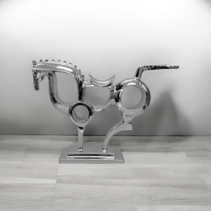 Adorno CABALLO PLATEADO