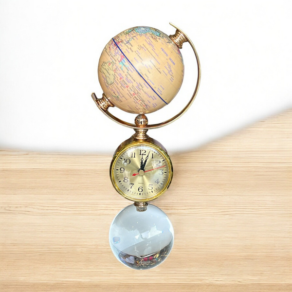 Adorno PLANETA RELOJ BEIGE