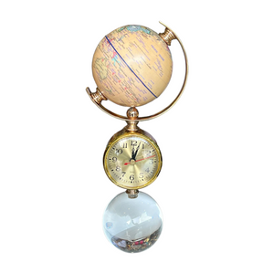 Adorno PLANETA RELOJ BEIGE
