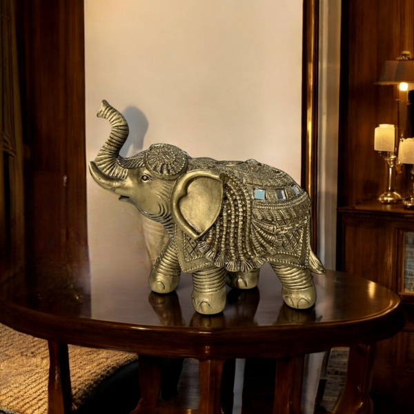 Adorno ELEFANTE HINDÚ DORADO