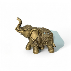 Adorno ELEFANTE HINDÚ DORADO