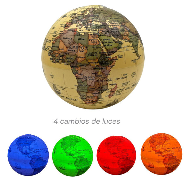 Esfera Mapa Mundi Pequeña Giratoria II