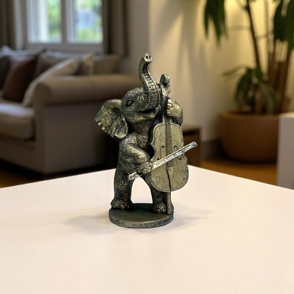 Adorno ELEFANTE VIOLONCHELISTA