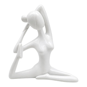 Adorno Mujer Yoga blanca