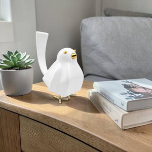 Adorno Pajarito Blanco