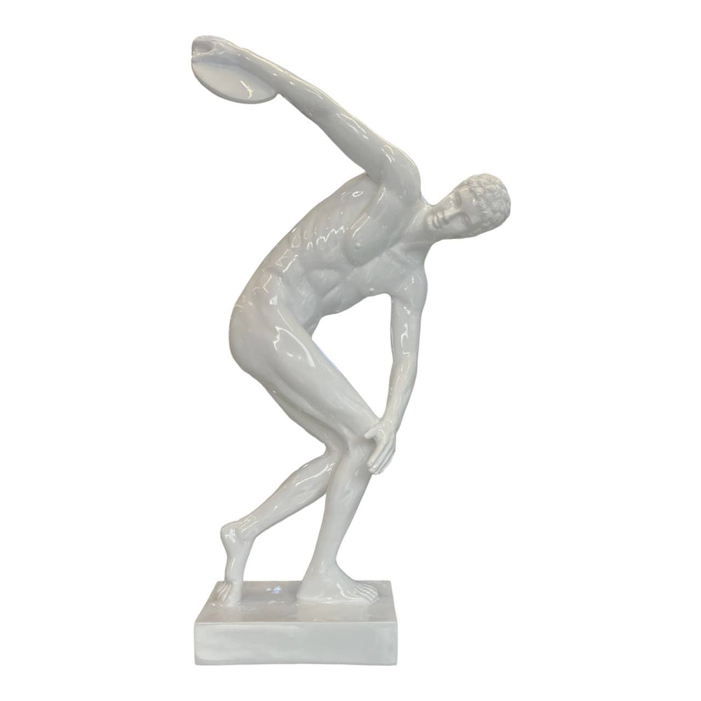 Adorno Lanzador de Disco Blanco