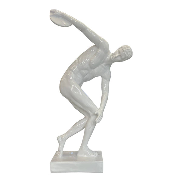 Adorno Lanzador de Disco Blanco