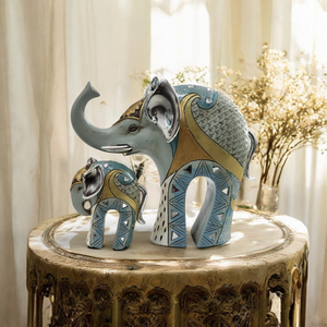 Adorno ELEFANTE MATERNAL AZUL