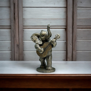 Adorno ELEFANTE GUITARRISTA