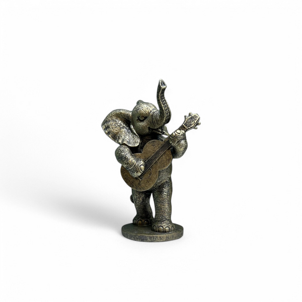 Adorno ELEFANTE GUITARRISTA